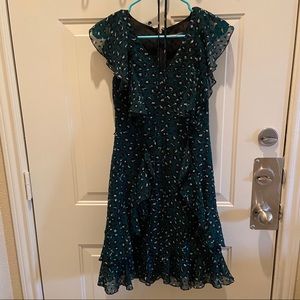 Tommy Hilfiger chiffon leopard print dress